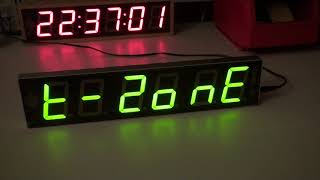 2.3 seven segment clock with GPS, remote and more