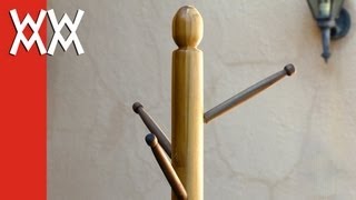 Making A Turned Wood Hat Stand