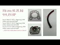 For SUZUKI Outboard DT15 Housing, Water Inlet 17450-93931 17450-93960+Gasket