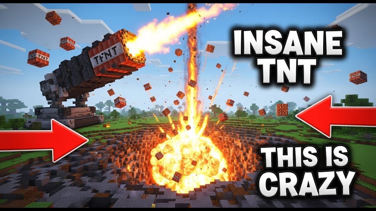 🔴 CRAZY TNT EXPLOSION in Minecraft! 💥 Entire World Wiped Out! 😱