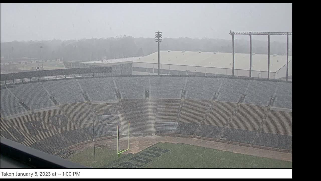 Timelapse of the ongoing construction at the RossAde Stadium north