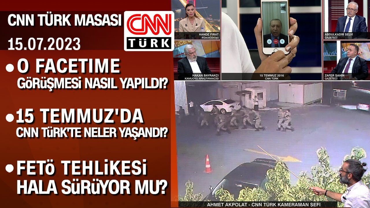 FaceTime nasıl görüşmesi nasıl yapıldı? 15 Temmuz'da CNN TÜRK'te neler yaşandı?-GeceGörüşü15.07.2023