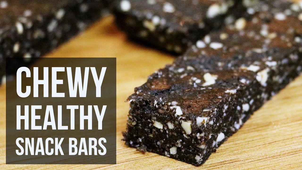 Chewy Healthy Snack Bars Homemade Energy Snack Recipe by Forkly YouTube