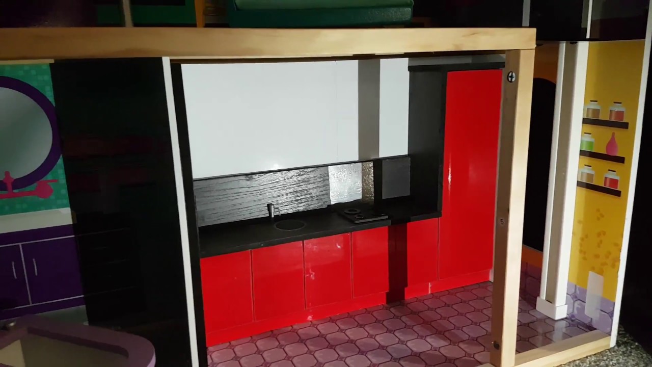 Modern dolls house kitchen part 2 YouTube