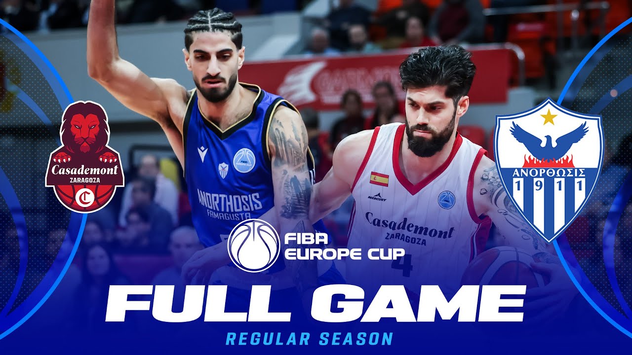 Casademont Zaragoza v Anorthosis Famagusta | Full Basketball Game | FIBA Europe Cup 2025-26