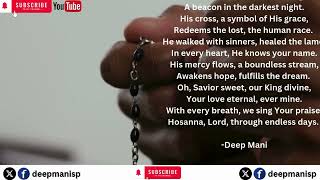 The Love of Jesus shines so bright,A beacon in the darkest night.