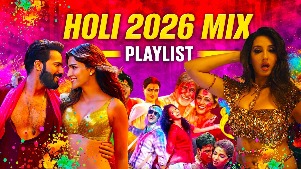 🎨 Holi 2026 DJ Party Mix | Best Bollywood Dance Hits | Non-Stop Hindi Songs