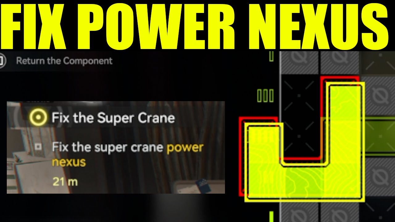 Arknights endfield - fix the super crane power nexus (puzzle guide)