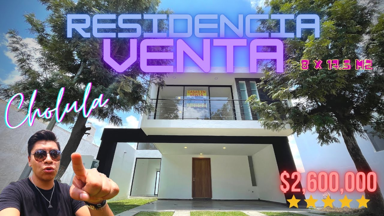 CASA en VENTA en CHOLULA (Huejotzingo) || PUEBLA // Casa con JARDÍN de 20 m2 y árboles 🏡