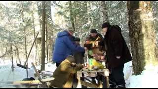 Ночевка в зимнем лесу 2015 - Overnight in the winter forest