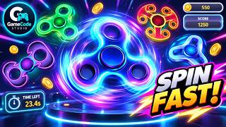 Spin the Neon Fidget Spinner! 🌀✨ | Fidget Spinner Master Gameplay | Fidget Spinner | Ultimate Neon