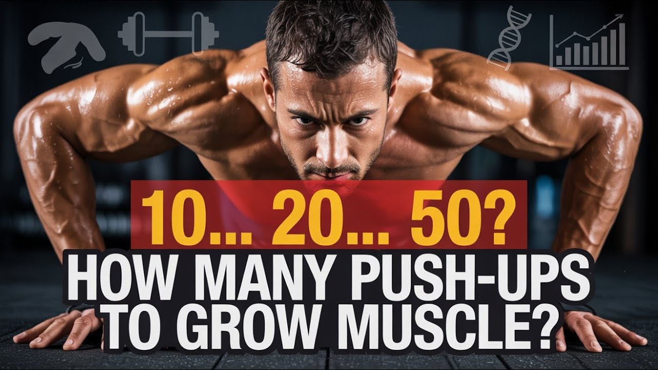 Сколько отжиманий нужно делать, чтобы нарастить мышцы? (Научно обоснованный ответ)