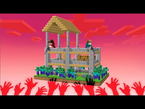 BASE 100% SEGURA CONTRA ZUMBI NO APOCALIPSE EM UM BLOCO