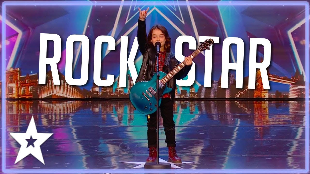 ⁣Little ROCKSTAR Rocks Out on Britain's Got Talent 2020 | Kids Got Talent