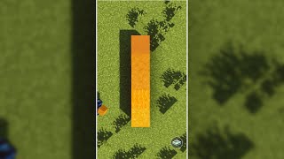 Orange Gradient - Minecraft | #Shorts | #5BlockGrads