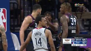 Maxey crosses Ish Smith and finishes the and-1 for his 1st Playoff bucket