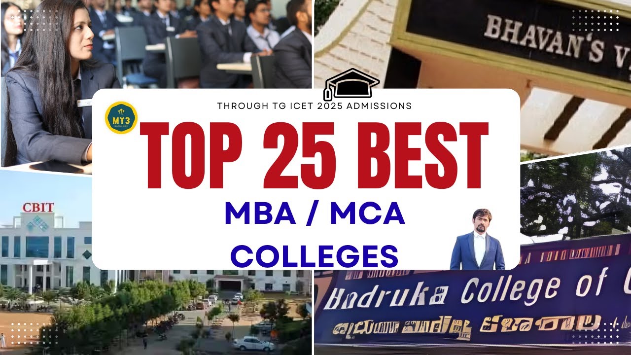 🔥 Top 25 MBA Colleges in Telangana Through TG ICET 2025 | Cutoff, Fees ...
