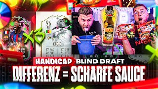 DIFFERENZ = 500.000 SCOVILLE Sauce .. 🥵🌶️ Arroganz-Anfall im HANDICAP Blind Draft 😱 FIFA 23