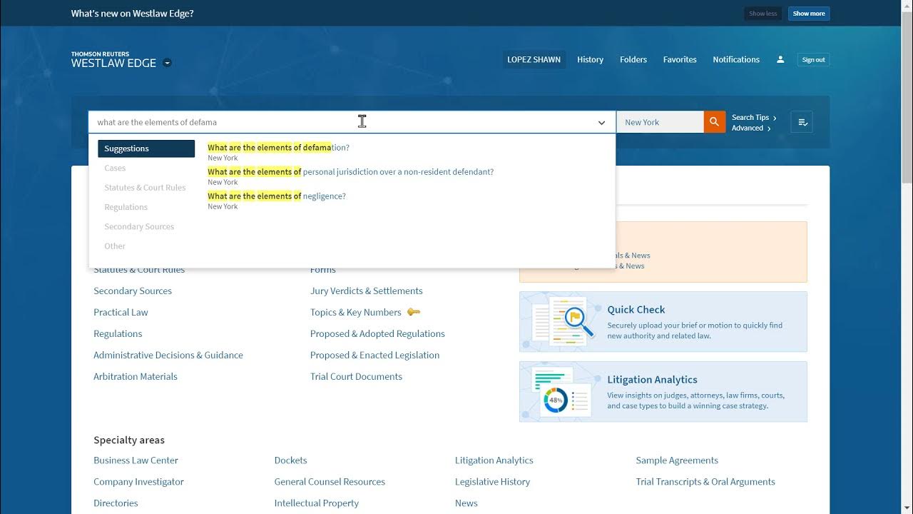 How Do I Look Up a Case on Westlaw? Part III Search with Westlaw