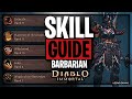 Diablo Immortal BARBARIAN Skill Guide