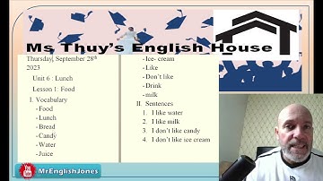 Unit 6 Lunch, Lesson 1: Food | Fast English in 3 Minutes