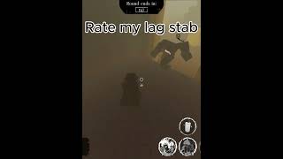 Lag stab two time #forsaken #forsakenroblox #robloxforsaken #forsakenclips @CORSOBLOX