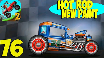 Hill Climb Racing 2 - Gameplay Walkthrough Part 76 - HOT ROD New Paint Racevember(iOS, Android)