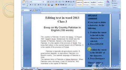 PowerPoint presentation deleting text undo redo