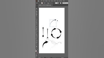 Create Decorative Arrow in Illustrator Part 5 #DecorativeArrow #youtubeshorts #illustration #shorts