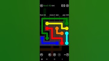 How To Solve Flow Free 6x6 Mania Level 46 Board Walk Through Solution Walkthrough