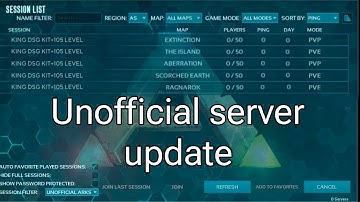 Ark Mobile Unofficial Server Update 😅 Ark Ultimate Mobile Edition 