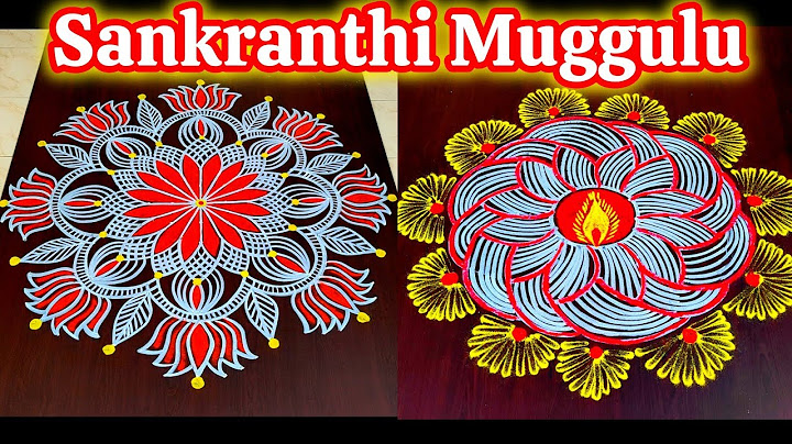 Sankranthi Muggulu|Pongal Kolam|Big Rangoli|Margazhi Kolam|Kolangal