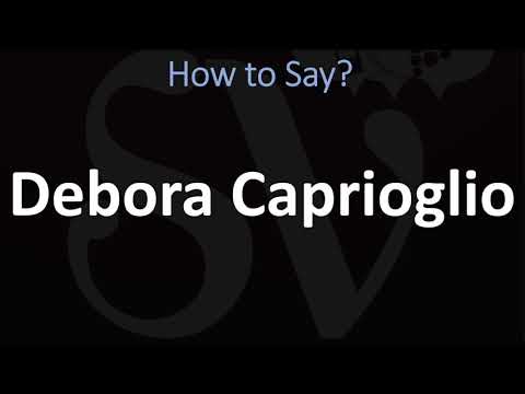 فيديو: الإيطالية ديبوراه كابريوجليو هي ممثلة لأكثر من دور