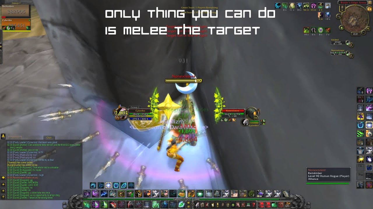 Blade's Edge Arena Pillar Crevice Glitch