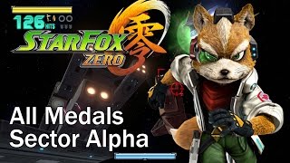 Star Fox Zero - Sector Alpha - Getting All the Medals