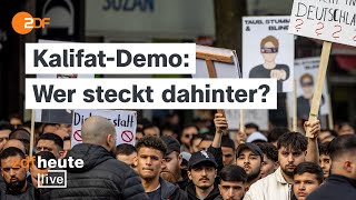 Kalifat-Demo: Was „Muslim Interaktiv“ so gefährlich macht | ZDFheute live