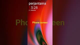 Phone screen #screen #phone #neeariver #oamk #fry #fyp