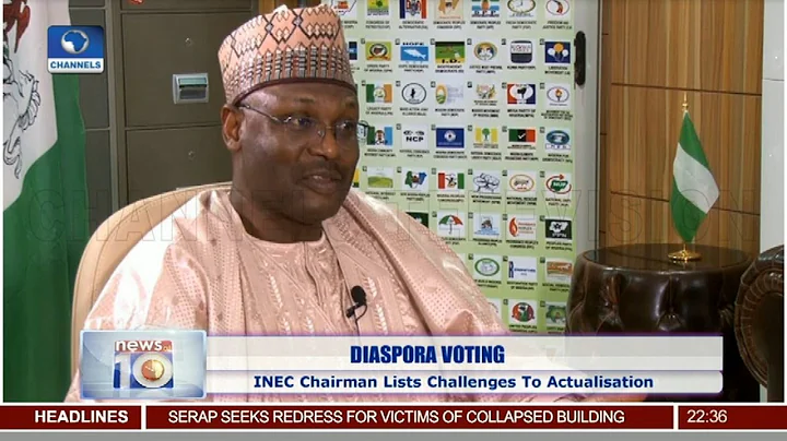 INEC Chairman Lists Challenges To Actualisation Of Diaspora Voting 17/03/19 Pt.3 |News@10|