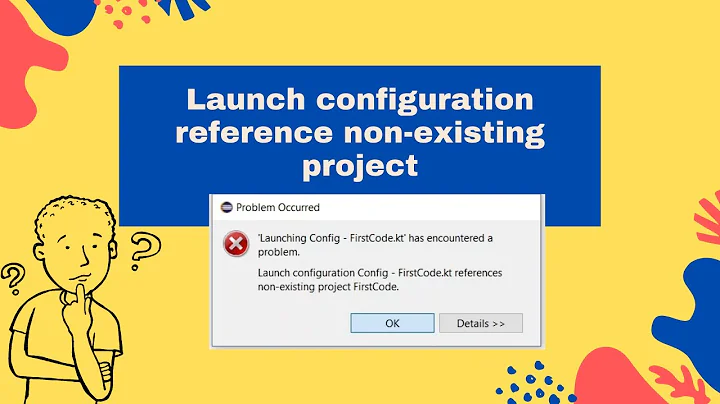 Launch configuration reference non-existing project : eclipse