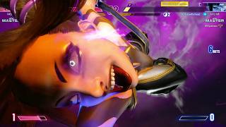 Street Fighter 6: Match #1318 (Ranked): Carls493 (Lily) Vs. BuffalowWarhead (Juri)