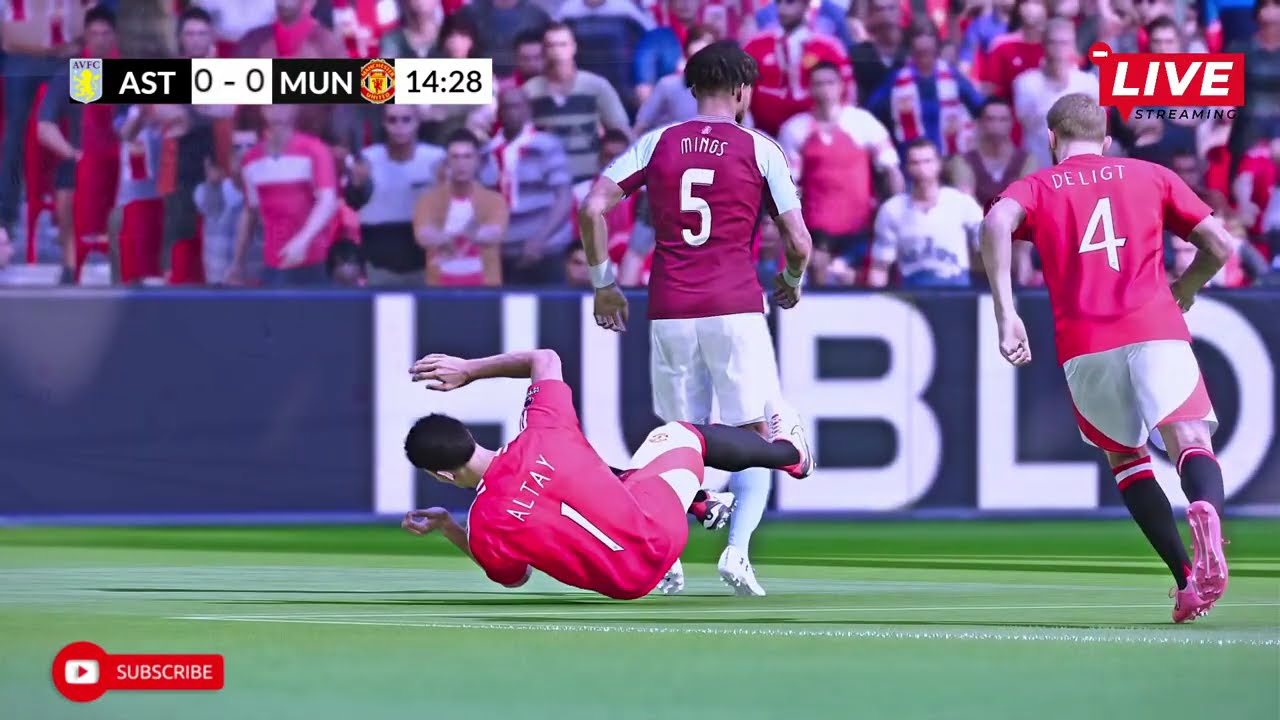 🔴LIVE : Aston Villa vs Manchester United | Premier League 2024 | Match ...