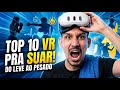 TOP 10 VR FITNESS: Os Melhores Jogos pra Cardio, Perna e Braço no Quest 🏋️‍♂️