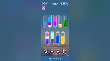 Water Sort Puzzle levels 48 Solution, Color Water Sort : Puzzle Game, Kiwi Fun, playlist