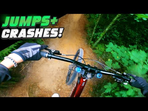 I FINALLY DONE HAPPY ENDING AT ROGATE BIKE PARK (CRASHES INVOLVED)