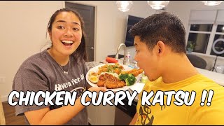 My Girlfriend Made Me Chicken Katsu ! | Zach & Tee
