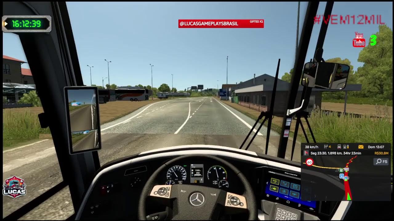 simulador  de onibus realista  SANTAREM X MANAUS   MAPA EAA g8  1350 OURO E PRATA