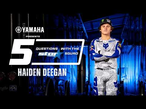 5 Questions with Haiden Deegan | #Yamaha Star Racing