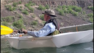 Fluted plastic DIY folding boat you can build!