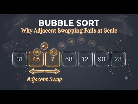 The Physics of Sorting: Bubble Sort and the Adjacent Exchange Limit | Episode 3