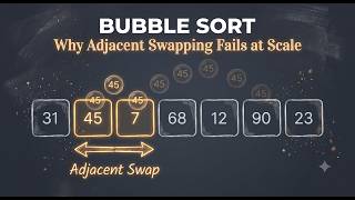 The Physics of Sorting: Bubble Sort and the Adjacent Exchange Limit | Episode 3